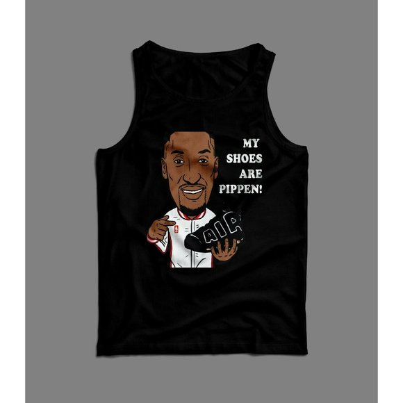 SCOTTIE #33* MY SHOES ARE PIP* BASKETBALL TANK - Picture 2 of 2